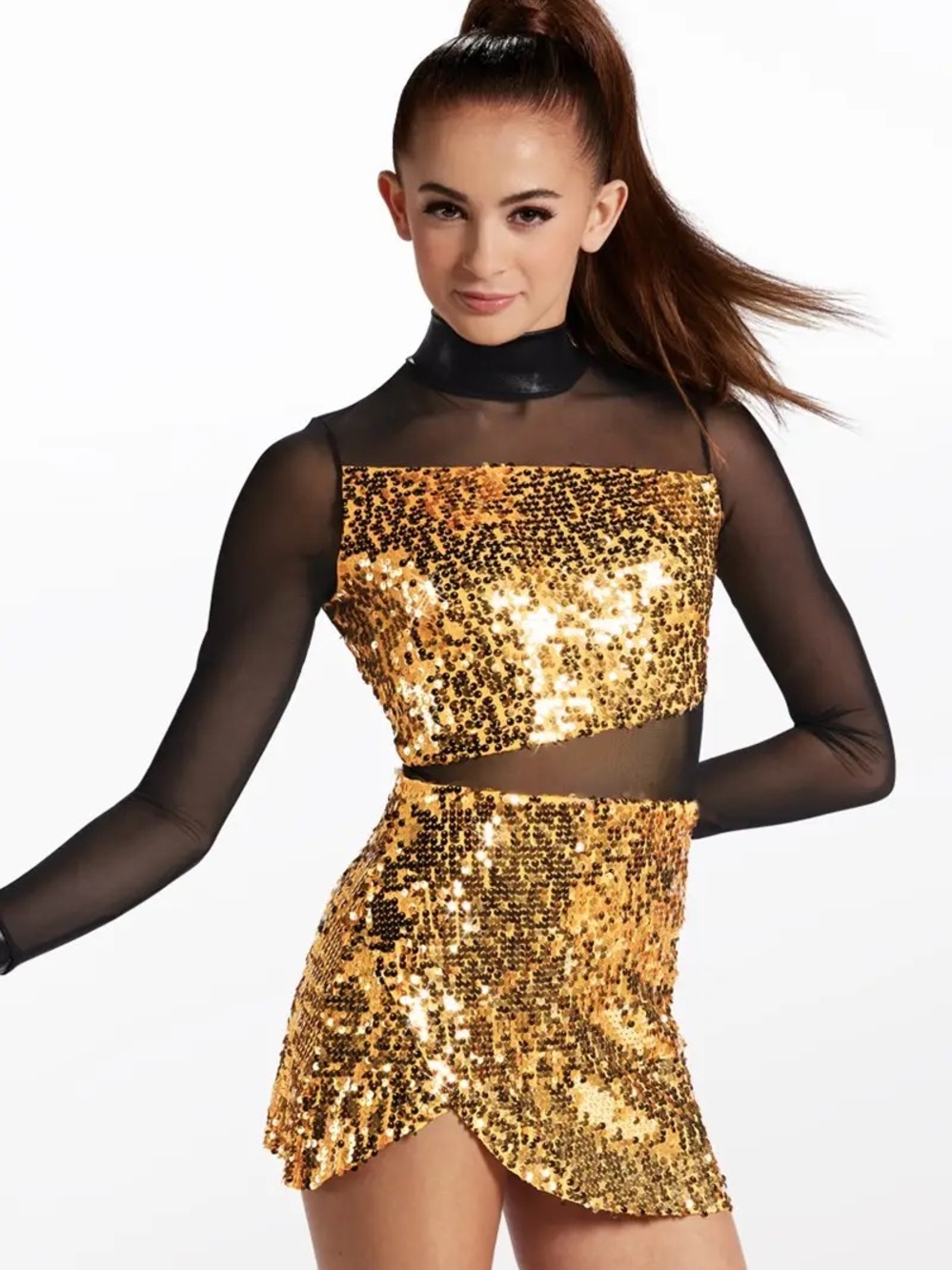 Balera SQ11734 “Ultra Sparkle Wrap Dress” SA